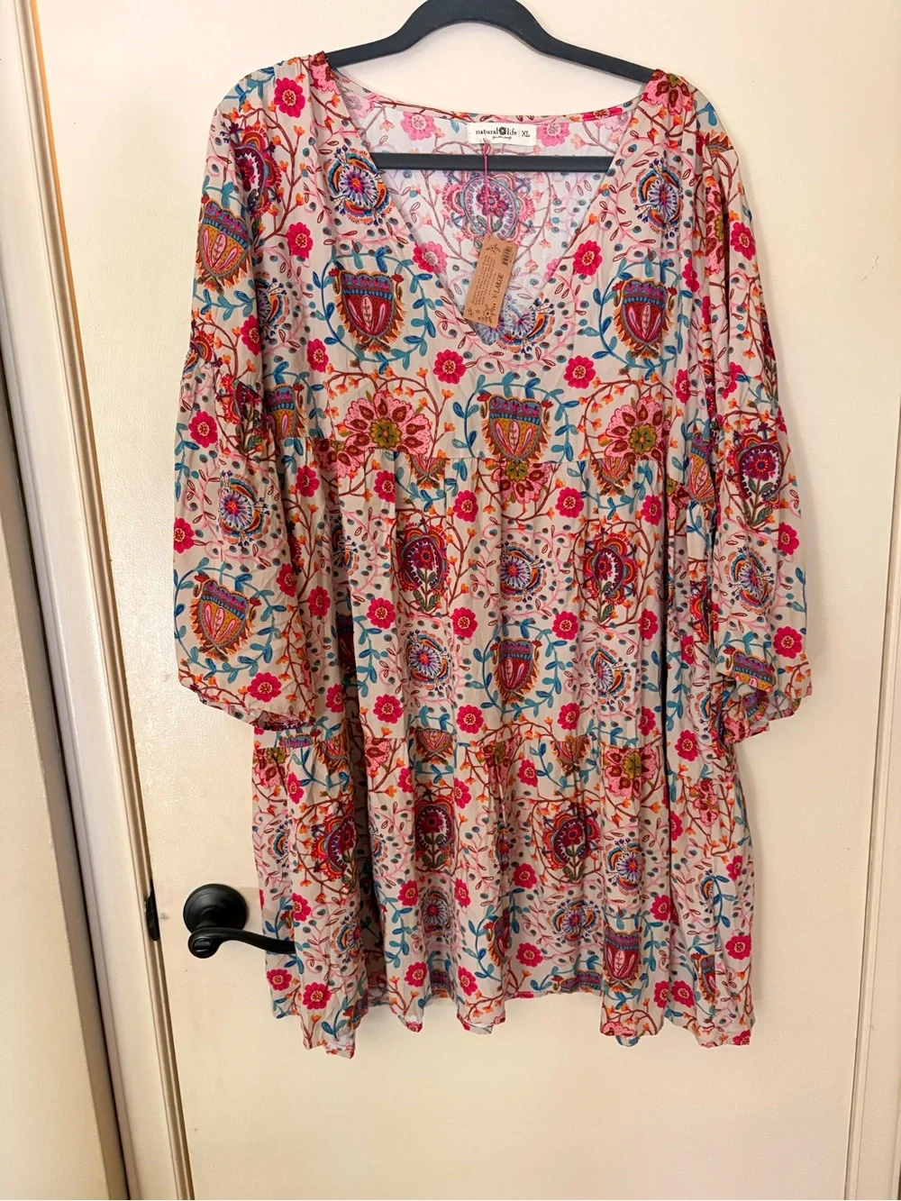 NWT Natural Life Charlotte Mini Dress, size XL - Picture 1 of 8
